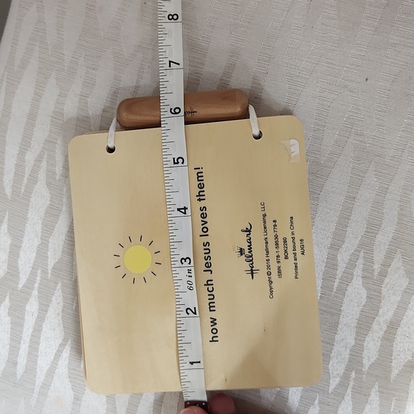 Jesus Loves You! Wooden Book, Hallmark - Picture 6 of 6